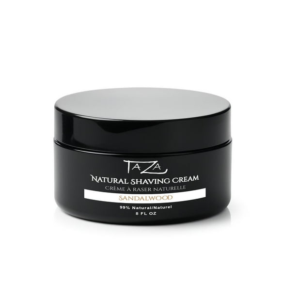 Crème à Raser Premium Taza Bois de Santal Naturel