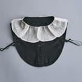 thumbnail image 6 of Camicover Embroidery Detachable Dickey Collar Half Shirt Blouse Collar Fake Collar for Women Girl, 6 of 7
