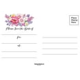 thumbnail image 3 of Floral Save The Date Postcards - Set of 40 Postcards, 3 of 4