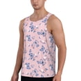 thumbnail image 2 of Easygdp Butterfly Men's Tank Top, Sleeveless Muscle T Shirts, Breathable, Quick-Dry, Loose for Gym, Running, Fitness - 4X-Large, 2 of 9