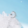thumbnail image 3 of Anillo de plata de ley S925 con luna creciente y estrella, anillo abierto de ópalo sintético, anillo ajustable, regalo para mujer-- Sincero Electrónica, 3 of 5