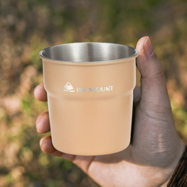 Xihbxyly Ofertas para Mujeres Taza de Acero Inoxidable 300 Ml para Acampar Al Aire Libre, Taza de Café, Taza de Bebida Fría, Jarra de Cerveza, Taza de Acero Inoxidable 304 Sólida de Grado Alimenticio