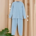 thumbnail image 4 of Hpgjzj Girls Boys Thermal Underwear Set for Kids Long Johns Base Layer Top and Bottom Cold Winter Thermals, 4 of 5