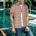thumbnail image 6 of Lsque Insects Spiders Pattern Mens Polo Golf Shirts Funny Graphics Shorts Sleeve Button Shirts Baseball T-shirt-Medium, 6 of 7