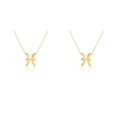 thumbnail image 1 of Collar de amistad Sonducket Ajustable dorado piscis 2Conjunto, 1 of 6