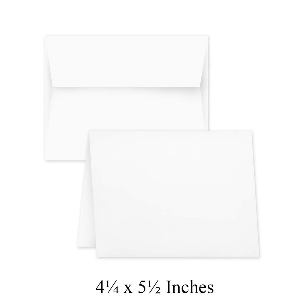 Blank Greeting Card Set With Envelope for Business, Invitations