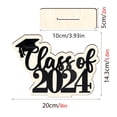 thumbnail image 3 of Desktop Decor Graduation Season Ornaments Dining Room Table Decor Woodsy Decor 2024 Graduation Table Ornaments 2024 Grade Table Center Grad Season Decor Grad Party, 3 of 4