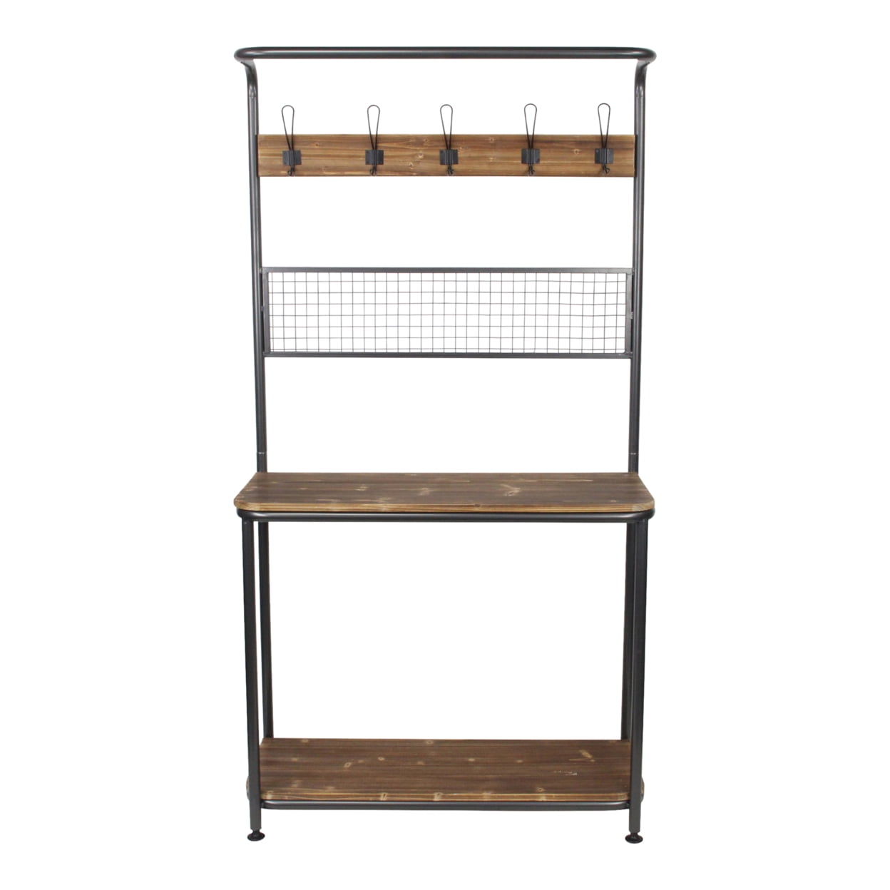 Home Improvement Garden Storage Table with Hooks