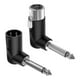 thumbnail image 1 of Adaptador de conector XLR hembra de 3 pines a conector jack de 6,35 mm, ligero, compacto y portátil, conversor plug-and-play para consolas de mezclas., 1 of 9
