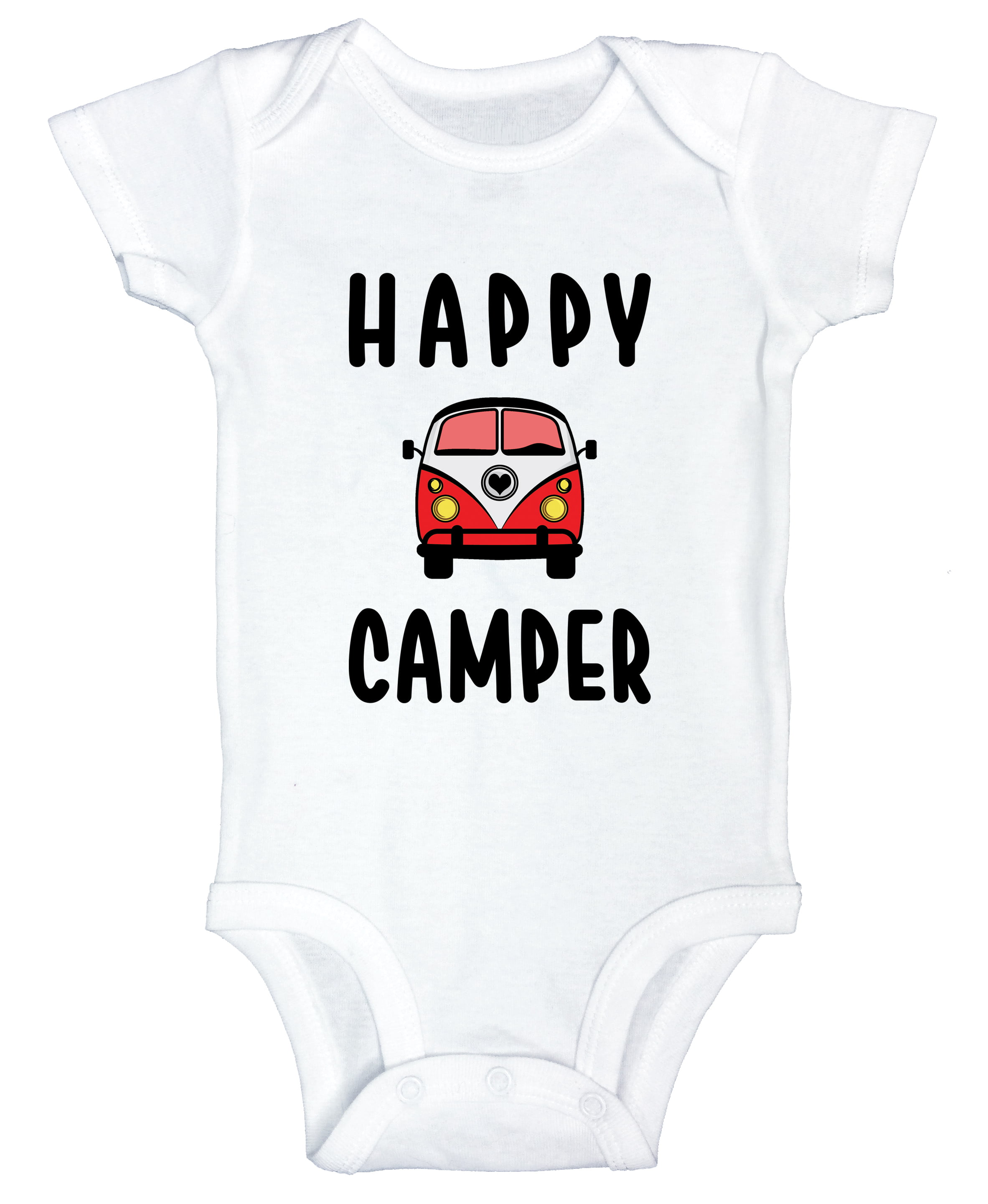 Happy Camper baby all sizes cute bodysuit funny onepiece camping newborn gift 