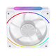 thumbnail image 4 of Ventilador ARGB de 120 mm, 5 V, 3 pines, PWM, silencioso, para PC de escritorio, color blanco, 4 of 7