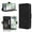 Black, variant on For BLU View 5/ View 5 4 Pro Wallet Case Magnetic Cover Photo Holder Leather Phone Case 