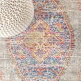 thumbnail image 4 of JONATHAN Y MODERN PERSIAN 2 x 8 Runner Rug, Kilia Medallion - Fuchsia/Mustard/Indigo, MDP300A-28, 4 of 9