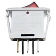 thumbnail image 3 of Sigma Switches Rocker Switch with Red Light for RVs, White, 3 of 4