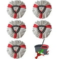 thumbnail image 1 of xianlin-5 Pack Spin Mop Head Refill for Vileda Mop Head, Mop-head Replacement for 1 Tank System, 1 of 4