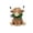 Mul-B, variant on Scottish Highland Cow Figurine with Bagpipes and Tam - Resin Statue, Themed Home and Garden Decor, Gift for Scottish Enthusiasts(Mul-B)