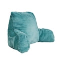 thumbnail image 4 of Home Soft Things Faux Fur Bedrest Pillow  - Aqua - 20" x 18" x 17", 4 of 8