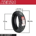 thumbnail image 3 of Kenda KM1 (KM001) 110/70R17 Front (54H) & 160/60ZR17 (69W) Rear Tires for Sport Touring Motorcycles, Radial with High-Speed Stability & Excellent Wet Grip w/ Keychain (110/70-17) (160/60-17) (2-Pack), 3 of 9