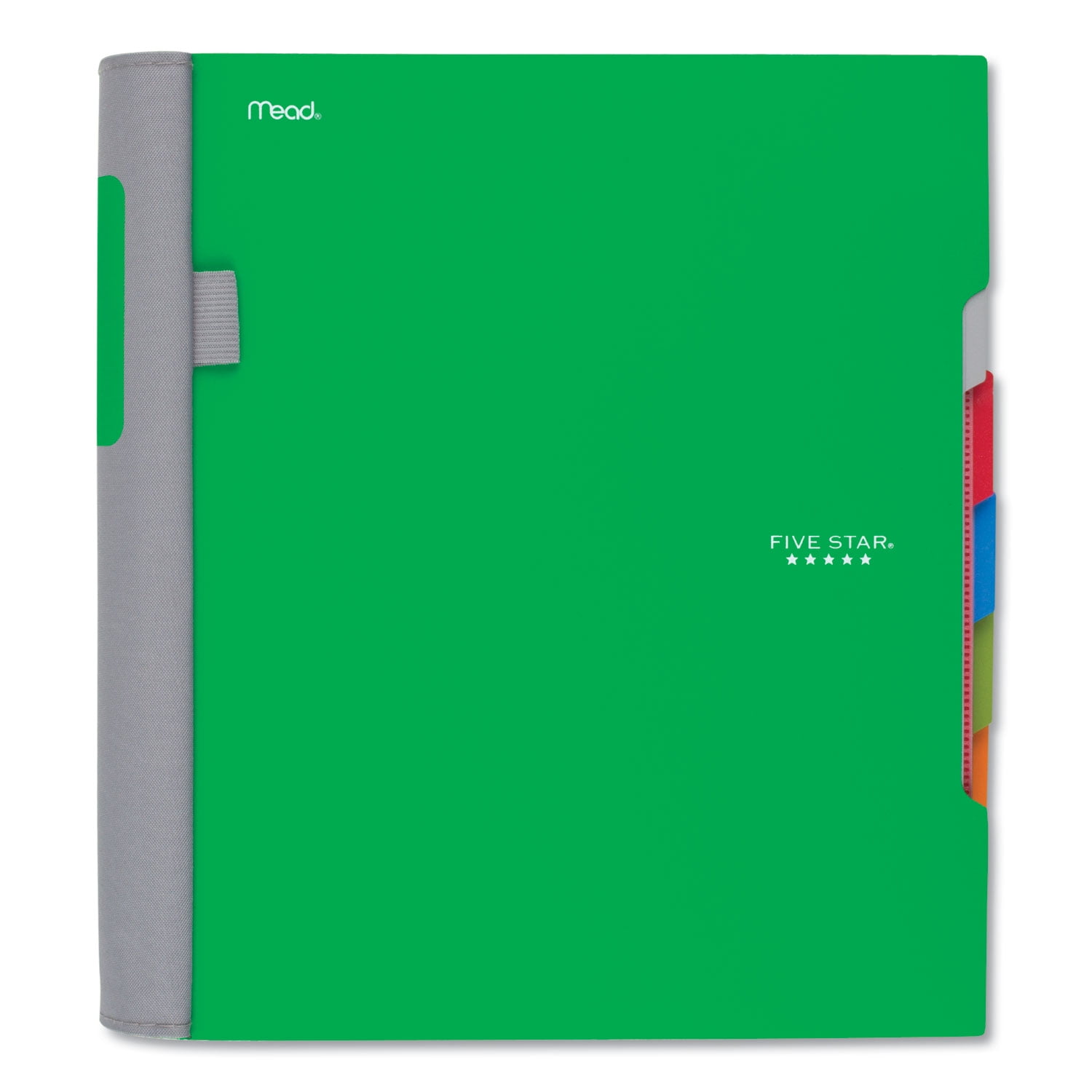 1PC Five Star Advance Wirebound Notebook, Ten Pockets, 5-Subject, Medium/College Rule, Randomly Assorted Cover Color, (200) 11 x 8.5 Sheets