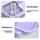 thumbnail image 5 of Fiambrera Bento de 3 compartimentos para adultos, 1450 ml, hermética, con utensilios, de plástico duradero y apta para microondas, ideal para oficinistas, estudiantes y preparación de, 5 of 6