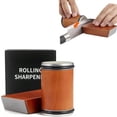 thumbnail image 3 of Premium Manual Rolling Knife Sharpener Kit - Stainless Steel Knives Sharpener With Grinding Disc, Includes 1 Set For Effortless Knifesharpening, 3 of 10