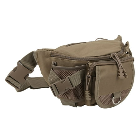 Fishing Tackle Bag Fishing Waist Bag For Long Term Use Polyester Material For Home For Camping Khaki