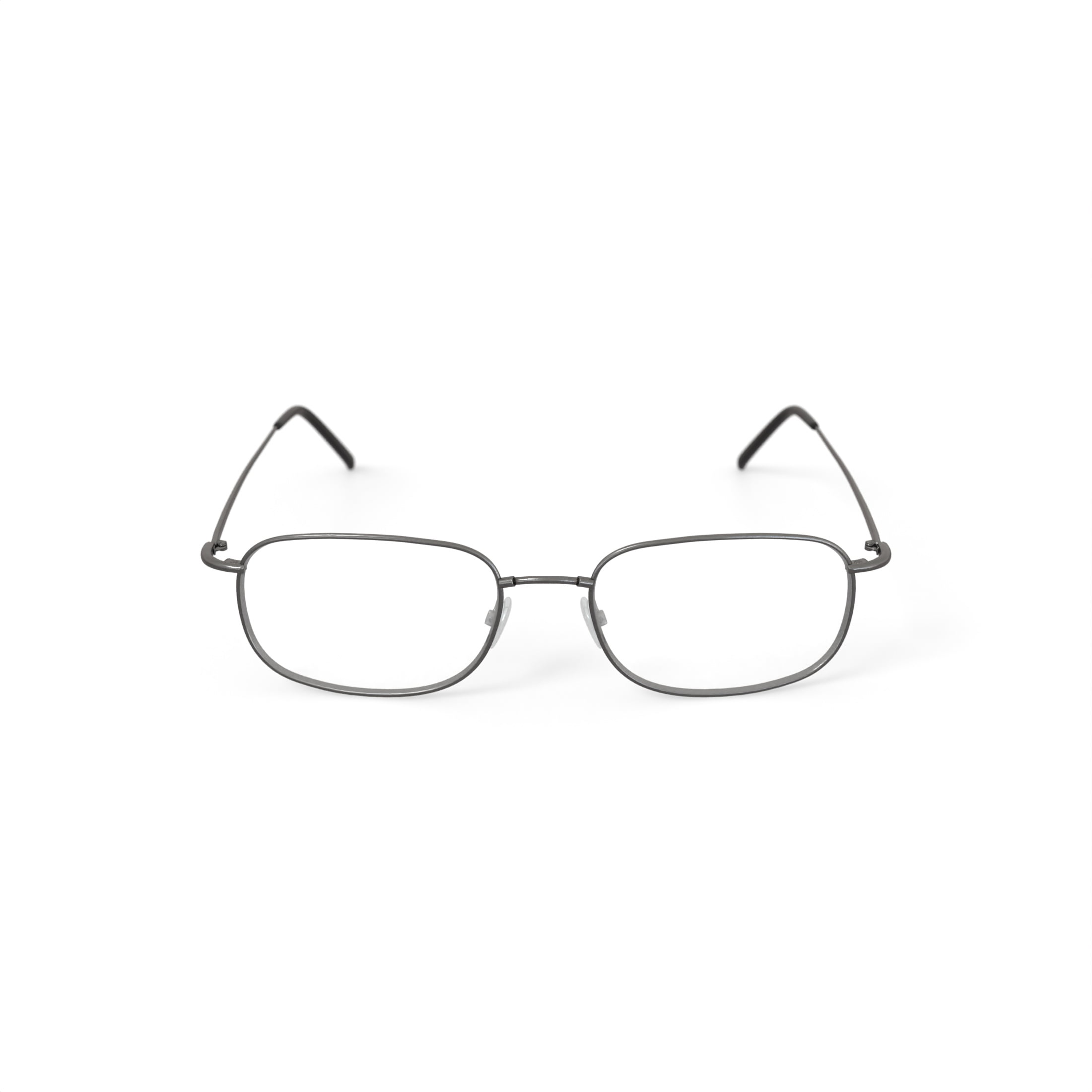 TiFlex Men's T1510 Prescription Eyeglasses with Case, Pewter