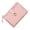 Pink, variant on Ladies Zip Coin Purse Multi Card Slot Wallet Leather Coin Purse Wallet Pink