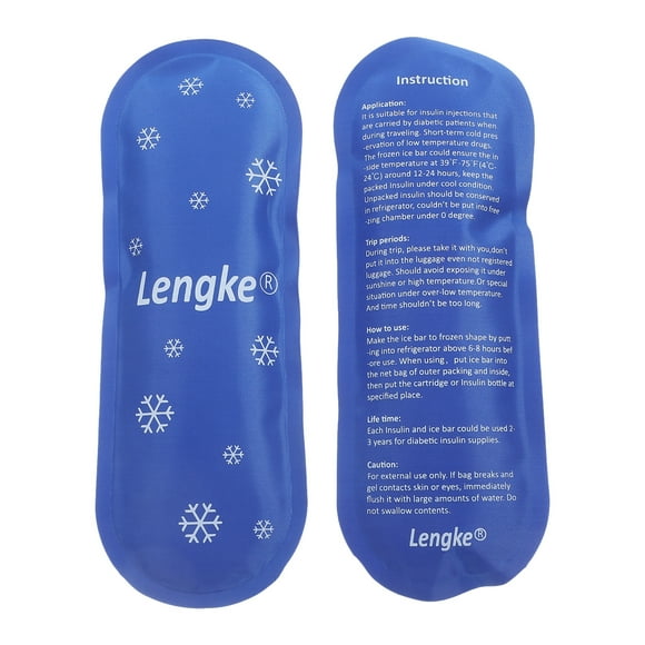 2 bolsas térmicas portátiles para insulina, reutilizables, para guardar medicamentos, estuche de viaje aislante pequeño, reutilizables
