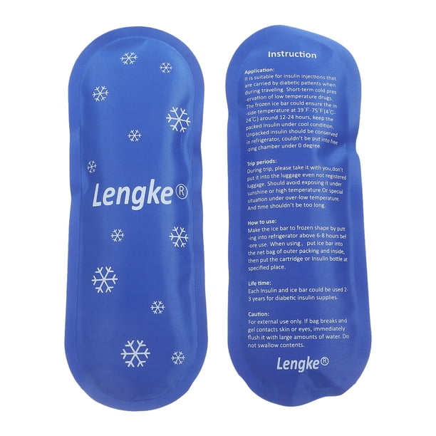 2 bolsas térmicas portátiles para insulina, reutilizables, para guardar medicamentos, estuche de viaje aislante pequeño, reutilizables
