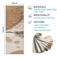 thumbnail image 2 of Brown Boho Plant Pattern Hot Yoga Mat Towel Non Slip for Hot Yoga - Quick-Drying Yoga Mat Cover with 4 Corner Pockets with Travel Bag - Hot Yoga Towel Non Slip Grip Moisture Wicking Sweat 70"x26", 2 of 6