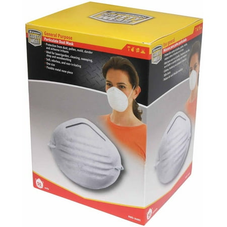 Honeywell RWS-54001 Dust & Nuisance Particulate Mask 50 (Best Dust Mask For Construction)