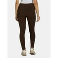 thumbnail image 3 of Time and Tru Women's High-Rise Ankle Knit Leggings, 27" Inseam, Sizes XS-XXXL, 3 of 6