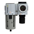 thumbnail image 4 of PneumaticPlus PPC4B-N04G Régulateur de Filtre à Air Combo Modulaire 1/2 Pouces NPT - Vidange Manuelle, Bol en Poly, Jauge Intégrée, 4 of 4