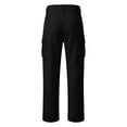 thumbnail image 7 of CONZONE Kids Boys Cargo Pants Outdoor Hiking Pants For Child Buttons Solid Color Wide Leg Jogger Trousers With Pockets, 7 of 7