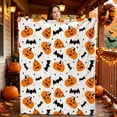 thumbnail image 2 of AYktou Fall Throw Blanket, 60×80 Inch Thanksgiving Blanket Halloween Nap Blanket, Portable Picnic Blanket Cozy Warm Flannel Decorative Sofa Blanket for Office Bedroom Living Room Bed Home Decor, 2 of 6