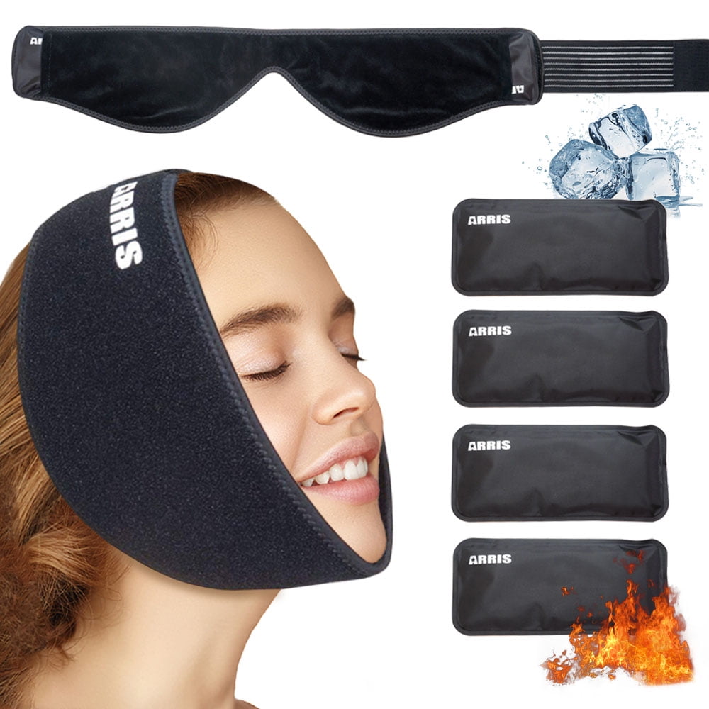 ARRIS Ice Pack for Jaw,Chin,Head Face,Wisdom Teeth, Hot Cold Therapy