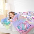 thumbnail image 4 of Manfei Teen Musical Note Full Size Comforter Sets, Princess Butterfly Bedding Comforter Set, Dreamy Mystic Galaxy Reversible Bedding Sets, Ultra Soft Home Decor, 3 Pieces, 4 of 8