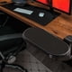 thumbnail image 4 of Almohadilla para reposabrazos de computadora, soporte de mano ajustable, soporte para teclado, bandeja de abrazadera giratoria ergonómica, soporte, 4 of 6