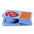 thumbnail image 4 of Silicone Reusable Snack Containers With Lids Double Compartment Snackle Box Containers Dressing Seasoning Container Small Mini Snack Boxs For Travel Pi, 4 of 8