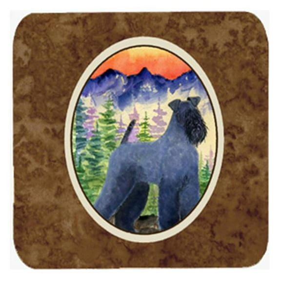 Kerry Blue Terrier Foam Coasters - Set 4