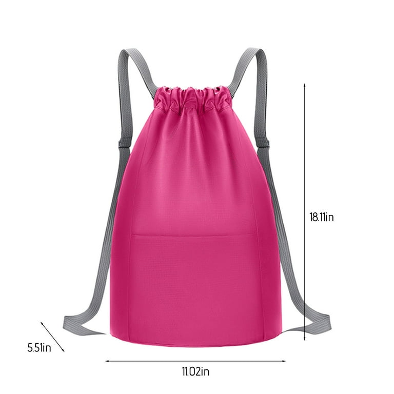 Rciityk Drawstring Backpack Drawstring Sports Bag Lightweight Backpack for Men and With Wide Straps Spring Summer Clearance