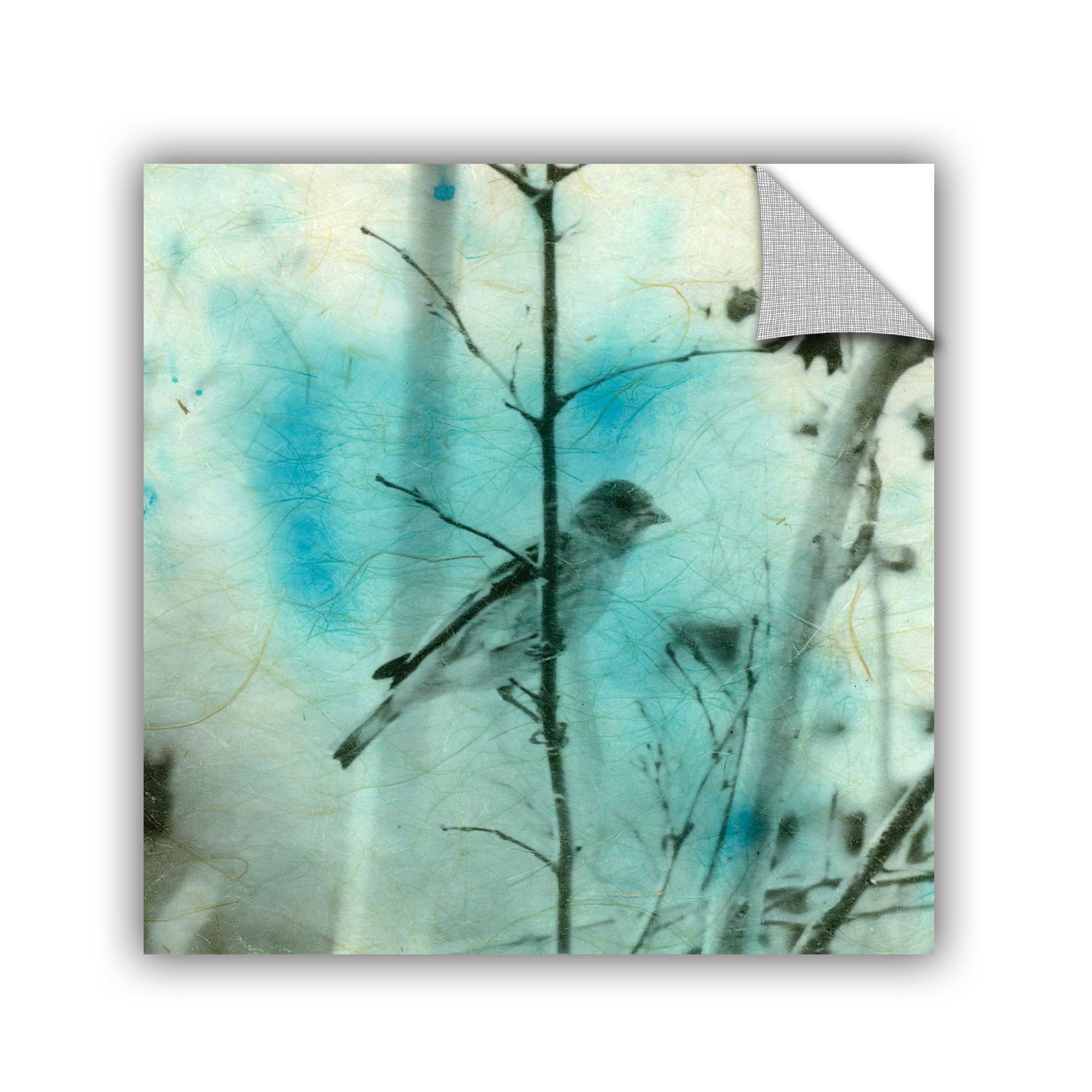 ArtWall Elena Ray "Asian Bird" Art Appeals Removable Wall Art