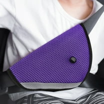 Soft Auto Seat Belt Cover Seatbelt Shoulder Pad 2 PCS for a More Comfortable Driving Compatible with All Cars Seat Belt Cover Extra Long Seat Belt Pads for Car Soft Shoulder Strap Covers(Purple)
