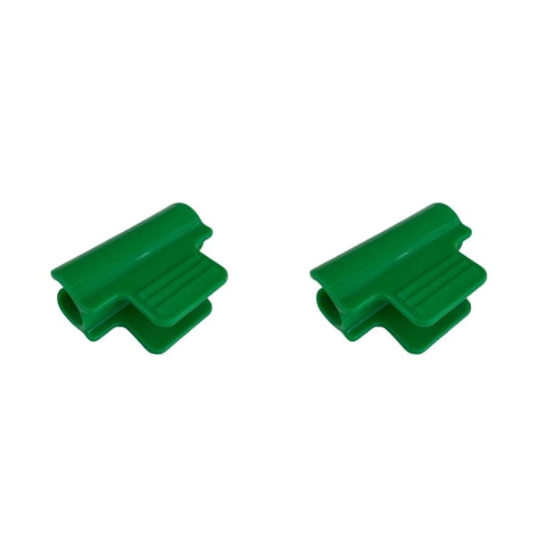Advancent Clip para invernadero, abrazadera para túnel, estable, duradero, ahorro de espacio, suministros de jardín exquisitos profesionales, Verde 8 mm 2piezas