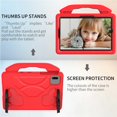 thumbnail image 4 of HCTian Case Compatible with Samsung Galaxy Tab A 10.1 2019 Model (SM-T510/T515) Kids Case,Lightweight EVA Foam Bumper Protective Shockproof Cases Handle Stand Cover, 4 of 6