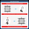 thumbnail image 4 of Yeacher Motorcycle Helmets Elastic Net Bag Trunk Luggage Mesh Net Bag with 8 Hooks Universal, 4 of 8