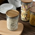 thumbnail image 5 of 6 Sealed Wooden Storage Lids Set,Wooden for Ball,Kerr Jars,Food Grade Material,Airtight Jars 89mm, 5 of 7