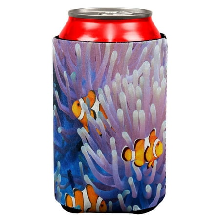 Clownfish Sea Anemone All Over Can Cooler