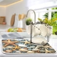 thumbnail image 5 of Seastars Stones Dish Drying Mat Microfiber Kitchen Mats Large Counter Absorbent Dish Pad Drainer Rack 18"x24", 5 of 7
